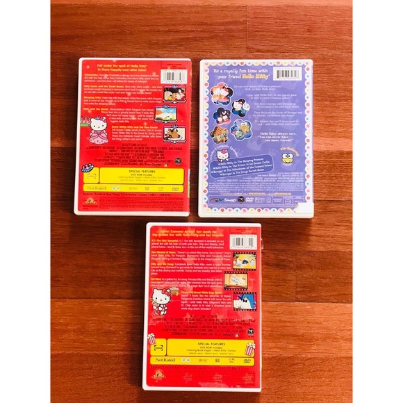 Hello Kitty DVD Lot of 3 Princess 14 Episodes - Picture 5 of 5